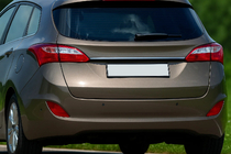 Hyundai I-30 2012-2017 гг. Хромированная накладка над номером (SW, нержавейка) фото 1