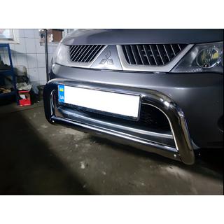 Универсальный кенгурятник A125209 (нерж. сталь) фото 4