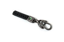 Кожаный брелок V2 с логотипом Skoda фото 2