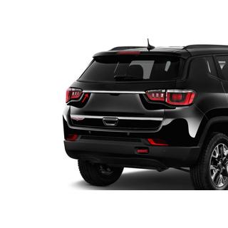 Хромированная накладка на крышку багажника (нерж. сталь) Jeep Compass 2016- гг. фото 1