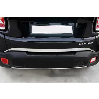 Накладка на багажник 2019 (3 шт, нерж сталь) Jeep Renegade 2014- гг. фото 1