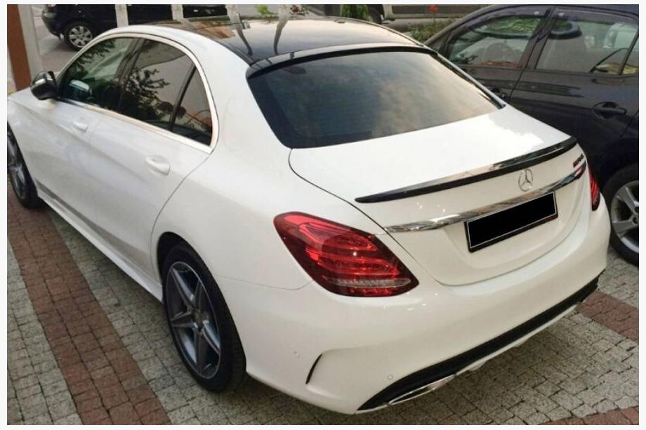 Mercedes C-сlass W205 2014-2021 гг. Спойлер OmsaLine (грунтованный под покраску) Image