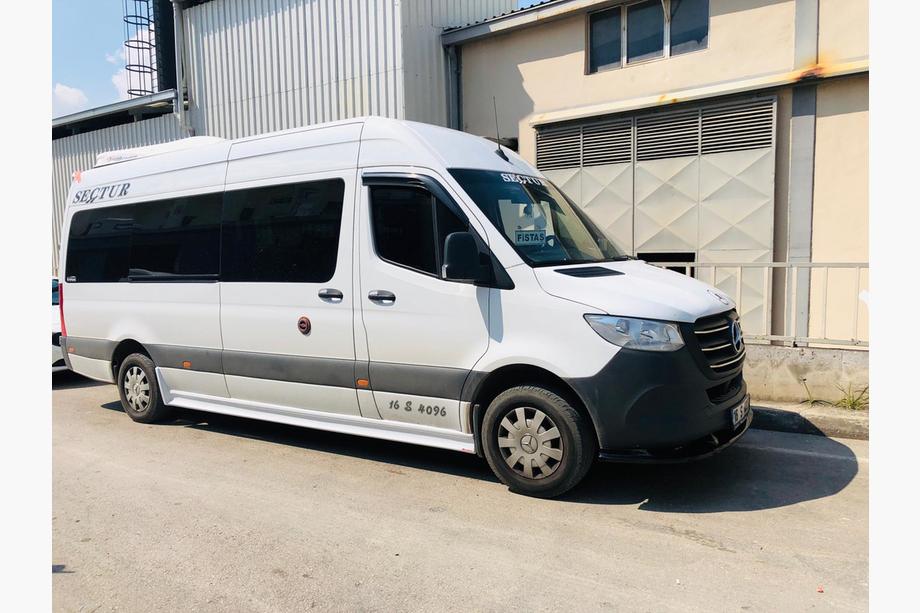 Mercedes Sprinter W907/W910 2018- гг. Комплект порогов (грунт под покраску) L4 - Extra Long Фото 2