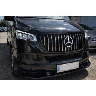 Нижняя накладка на передний бампер (грунт под покраску) фото 2