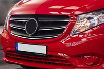 Mercedes Vito/V-class W447 2014- гг. Хром Накладки на Решетку 2020+ (5 шт, Нержавейка) фото 1