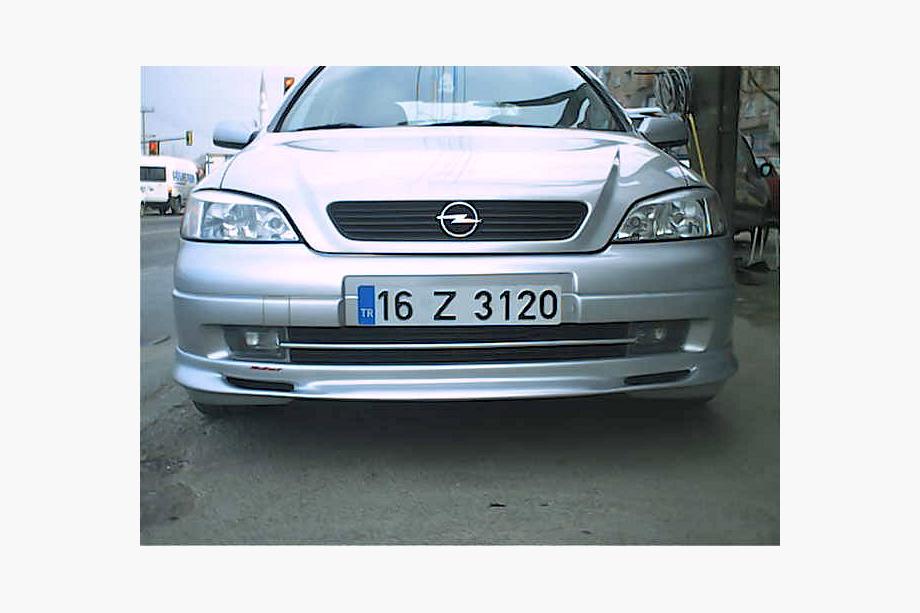Opel Astra G classic 1998-2012 гг. Передняя нижняя накладка Sedan (грунт под покраску) Фото 1