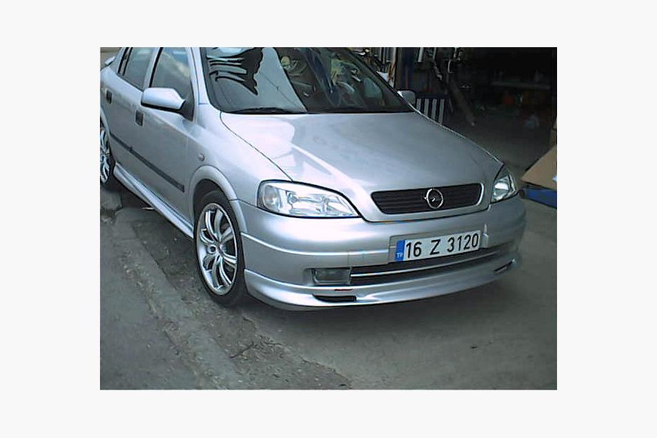 Opel Astra G classic 1998-2012 гг. Передняя нижняя накладка Sedan (грунт под покраску) Фото 2