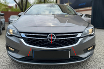 Opel Astra K 2016-2021 гг. Окантовка передней решетки (нержавейка) фото 1