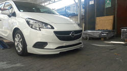 Opel Corsa E 2015-2019 гг. Передняя нижняя накладка (под покраску) фото 1