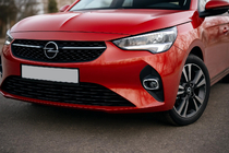 Opel Corsa F 2019- гг. Хромированные накладки на противотуманные фары (2 шт, нержавейка) фото 3