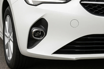 Opel Corsa F 2019- гг. Хромированные накладки на противотуманные фары (2 шт, нержавейка) фото 1