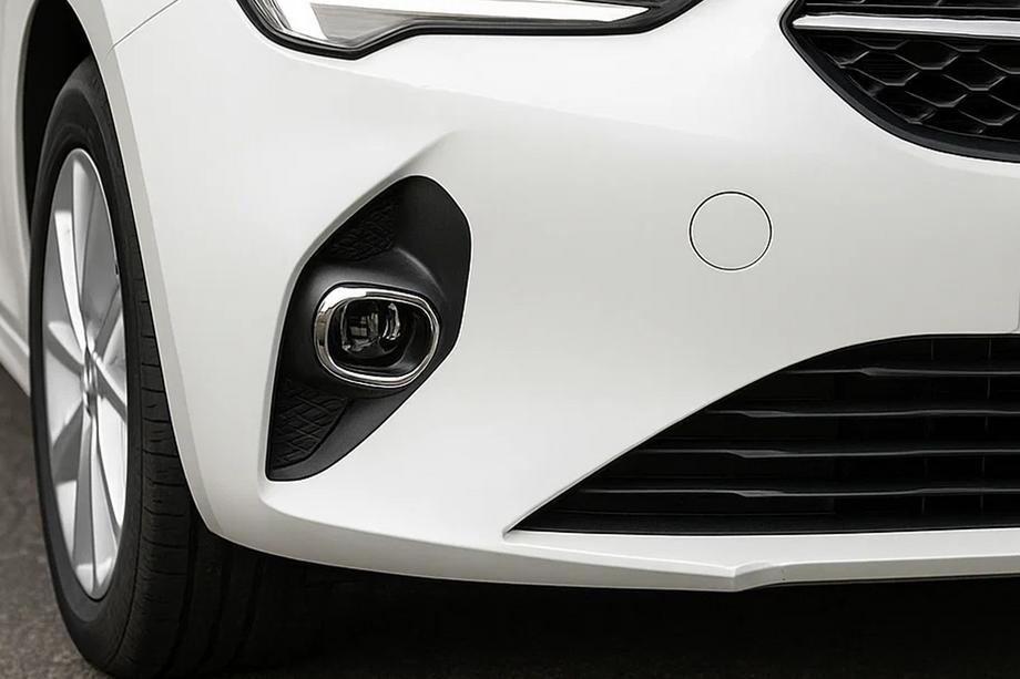 Opel Corsa F 2019- гг. Хромированные накладки на противотуманные фары (2 шт, нержавейка) Image