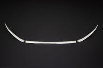 Окантовка решетки радиатора (3 шт, нержавейка) фото 2