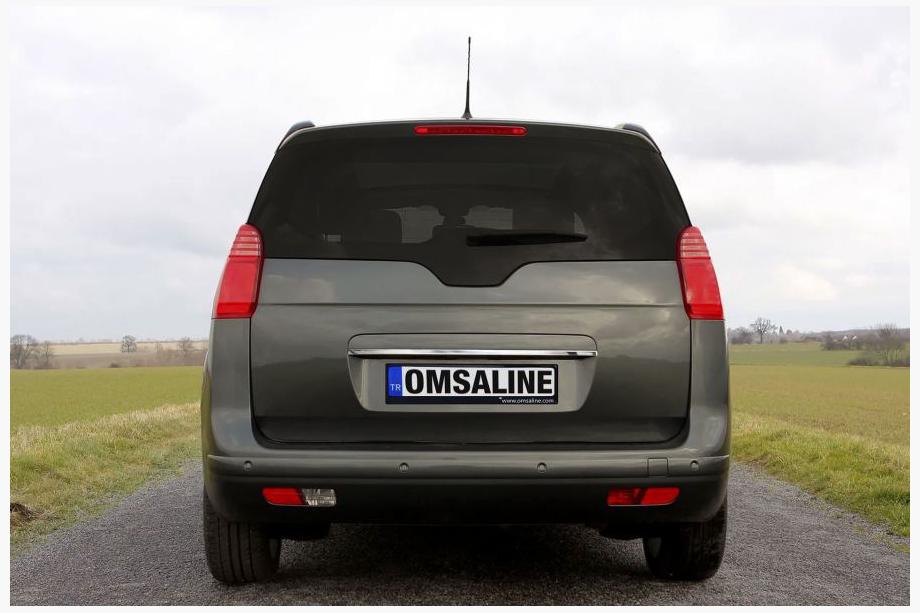 Peugeot 5008 2009-2016 гг. Хромированная накладка над номером OmsaLine (нержавейка) Фото 1