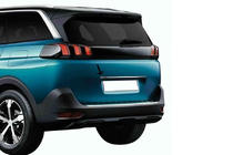 Peugeot 5008 2016-2023 гг. Хромированная накладка над номером OmsaLine (нержавейка) фото 1