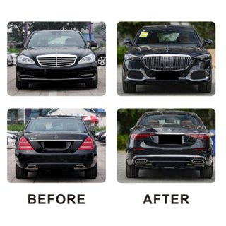 Комплект рестайлинга в W223 Maybach Mercedes S-сlass W221 2005-2013 гг. фото 4