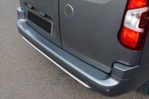 Peugeot Partner/Rifter 2019- гг. Накладка на задний бампер нержавейка фото 8
