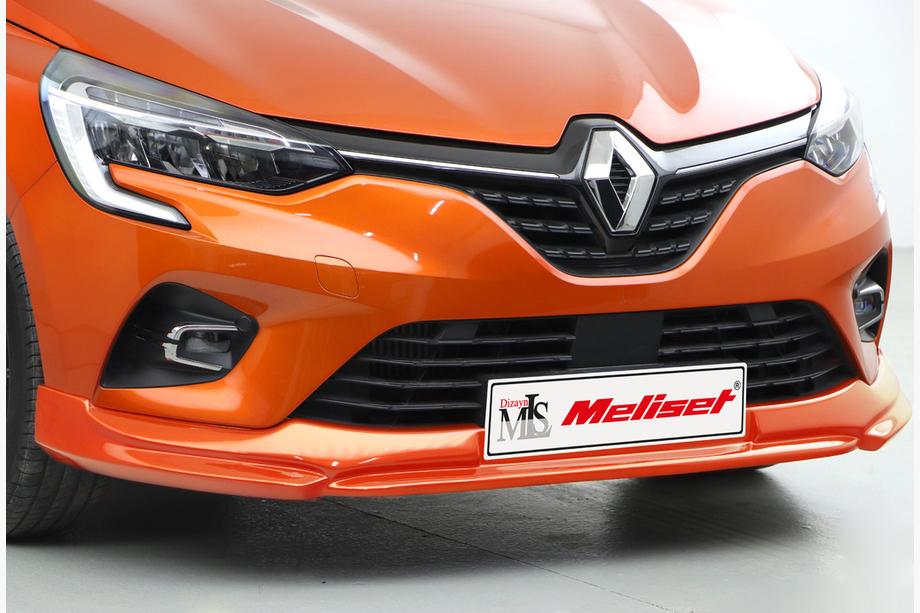 Renault Clio V 2019- гг. Накладка на передний бампер (под покраску) Image