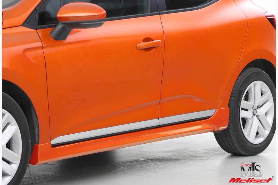 Renault Clio V 2019- гг. Боковые пороги (грунтованные под покраску) Image