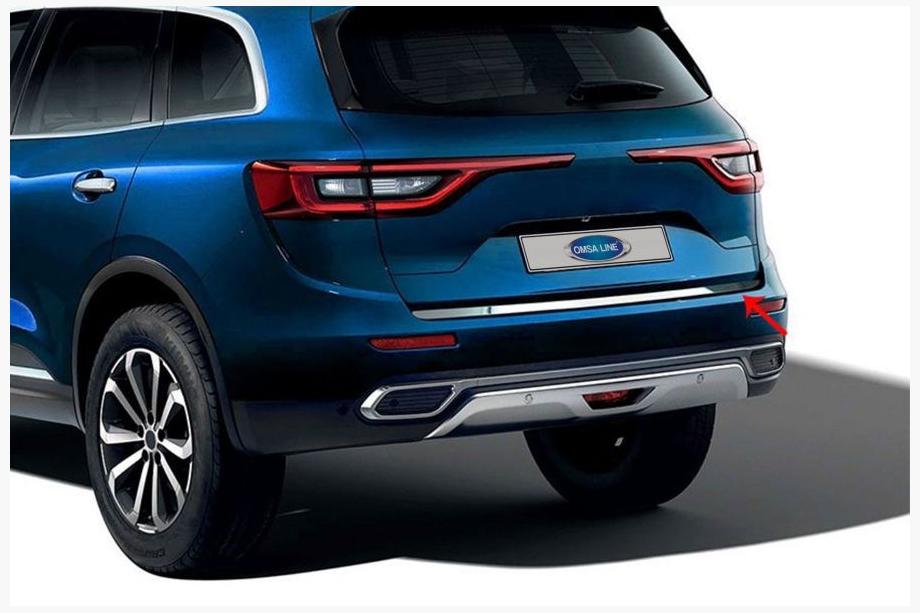 Renault Koleos 2016-2024 гг. Накладка на багажник нержавейка Image