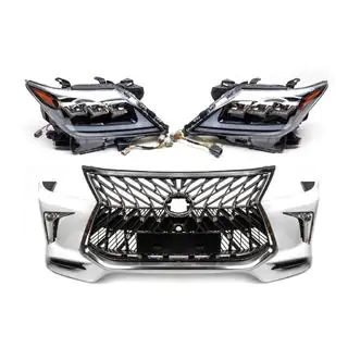 Комплект мини-рестайлинга с модели 2008-2015 на TRD Sport (бампер, фары) фото 4
