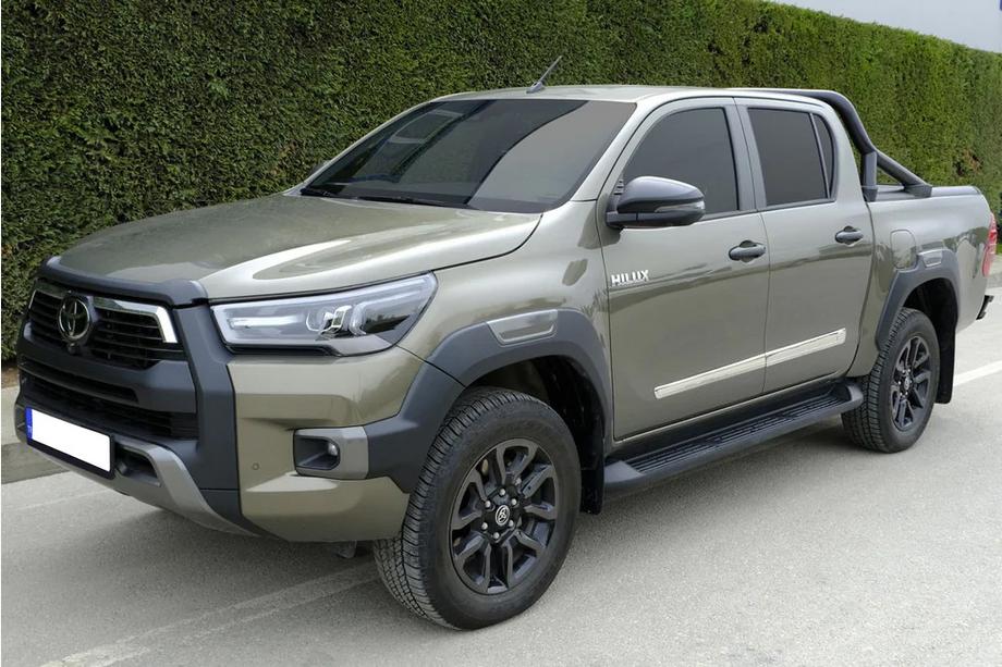 Toyota Hilux 2015- гг. Накладки на молдинги OmsaLine (4 шт, нержавейка) Фото 3
