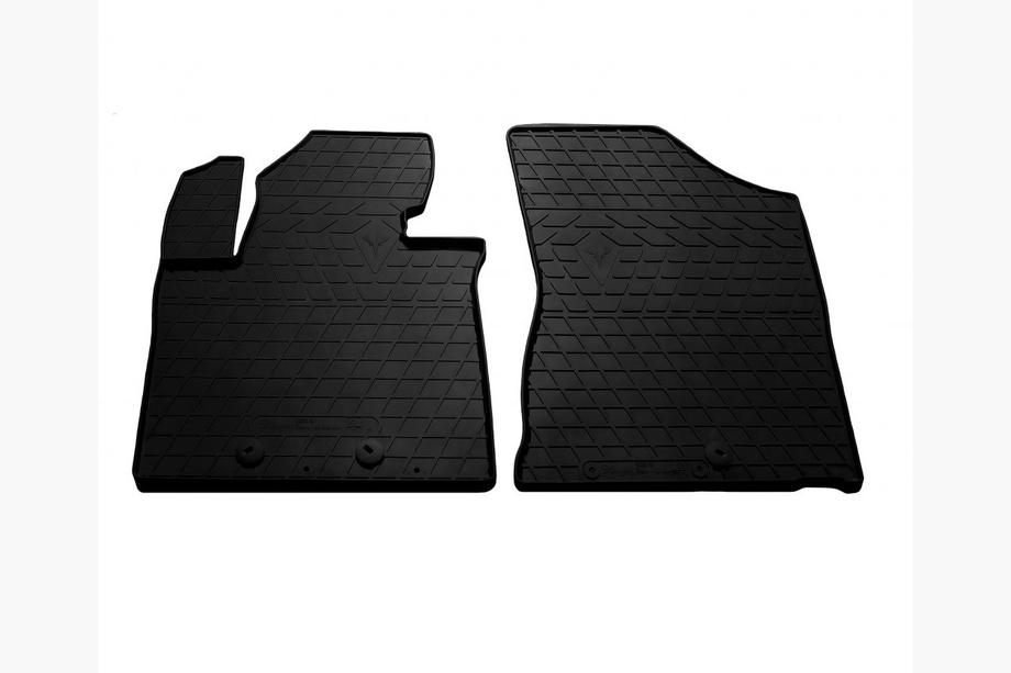 Kia Sorento II XM 2009-2014 гг. Передние резиновые коврики 2012-2014 (2 шт, Stingray Premium) Фото 1