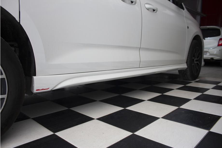 Volkswagen Caddy 2020- гг. Боковые Пороги Meliset (грунтованные под покраску) Image