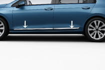 Молдинги на двери Нержавеющая сталь (4 шт) фото 1 Молдинги на двери Нержавеющая сталь (4 шт) фото 1