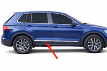 Volkswagen Tiguan 2016-2023 гг. Дверные молдинги OmsaLine для AllSpace (4 шт, нержавейка) фото 1