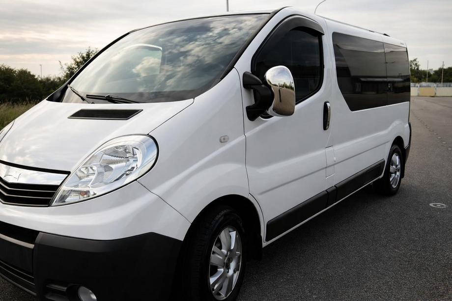 Opel Vivaro 2001–2015 гг. Хромированные Накладки на Зеркала (2 шт.) Carmos - Турецкая сталь Image