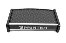 Mercedes Sprinter W901/902/903/904/905 1995-2006 гг. Полка на торпедо (2000-2006, Серая с серой строчкой) фото 2