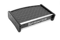 Mercedes Sprinter W901/902/903/904/905 1995-2006 гг. Полка на торпедо (2000-2006, Серая с серой строчкой) фото 3