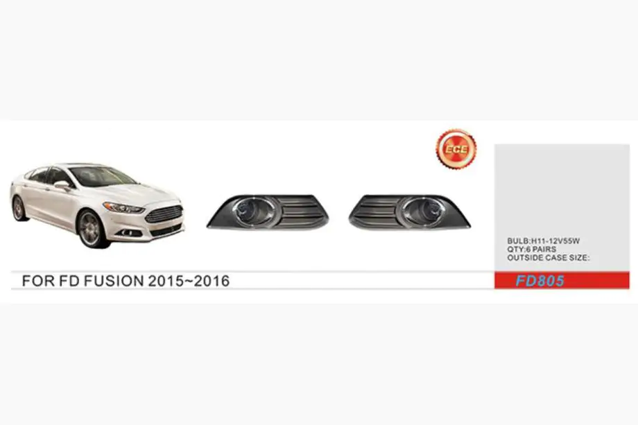 Ford Fusion 2012-2020 гг. Противотуманные фары (2012-2017, галогенные) Image