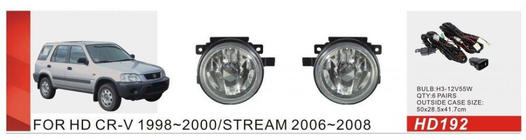 Honda CRV 1996-2001 гг. Противотуманные Фары (Галогенные) фото 1