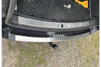 Skoda Octavia II A5 2006-2010 гг. Накладка на задний бампер Carmos (SD/SW, нержавейка) фото 2