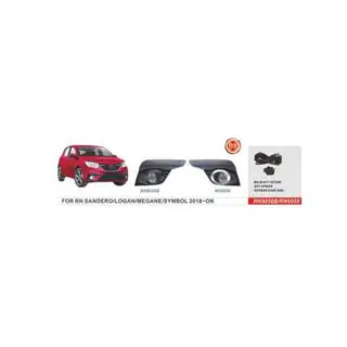 Противотуманные фары 2018-2021 (2 шт, галогенные) Renault Logan II 2013-2022 гг.