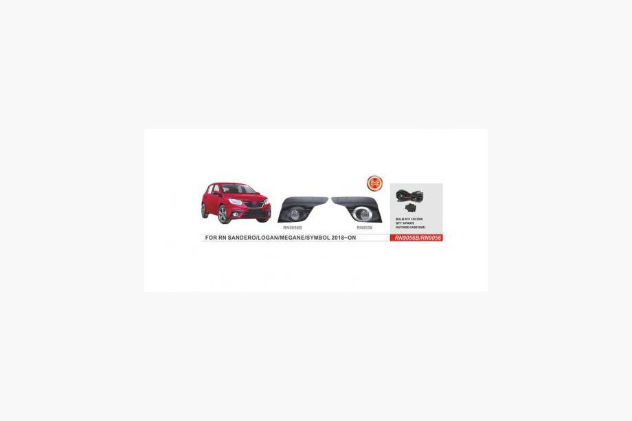 Renault Sandero 2013-2022 гг. Противотуманные фары 2018-2021 (2 шт, галогенные) Image