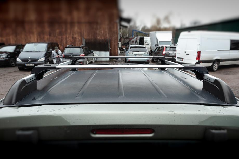 Peugeot Partner Tepee 2008-2018 гг. Поперечины на рейлинги с замком Skybar V1 (2 шт) Фото 4
