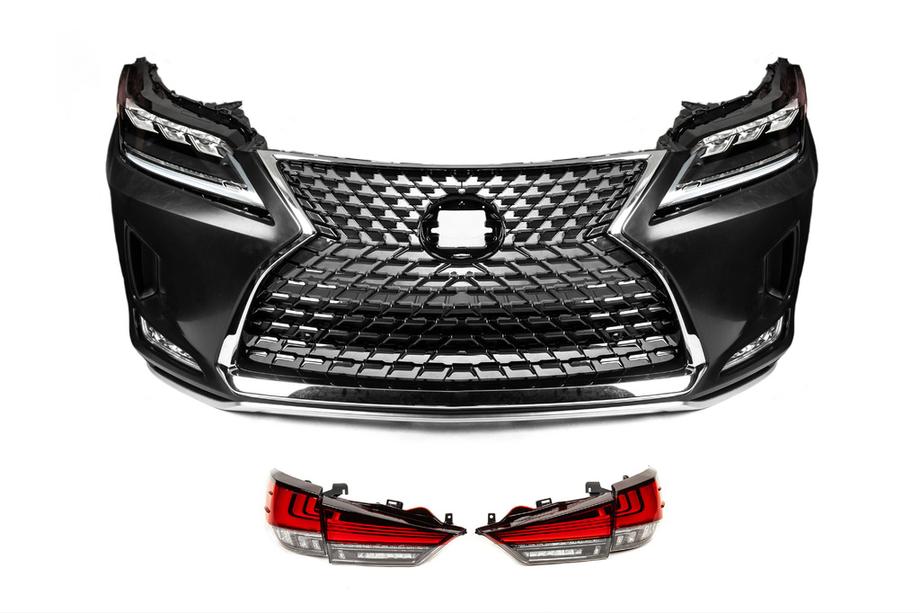 Lexus RX 2016-2022 гг. Комплект рестайлинга на 2021 год (бампер, фары, задние фонари) Image