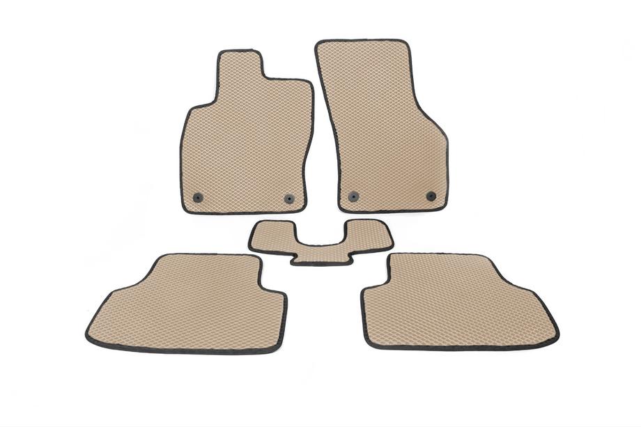 Audi A3 2012-2020 гг. Коврики EVA (Бежевые) Image