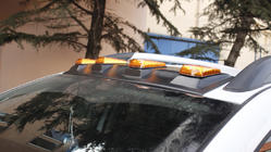 Renault Duster 2018-2024 гг. Козырек лобового стекла V2 (LED) фото 3