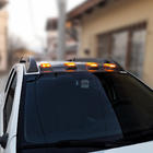 Renault Duster 2018-2024 гг. Козырек лобового стекла V2 (LED) фото 5