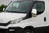 Iveco Daily 2014- гг. Хромированные Накладки на Зеркала (2 шт пластик) фото 1