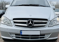 Mercedes Vito W639 2004-2014 гг. Накладки на кант решетки 2010-2015 (нержавейка) фото 1