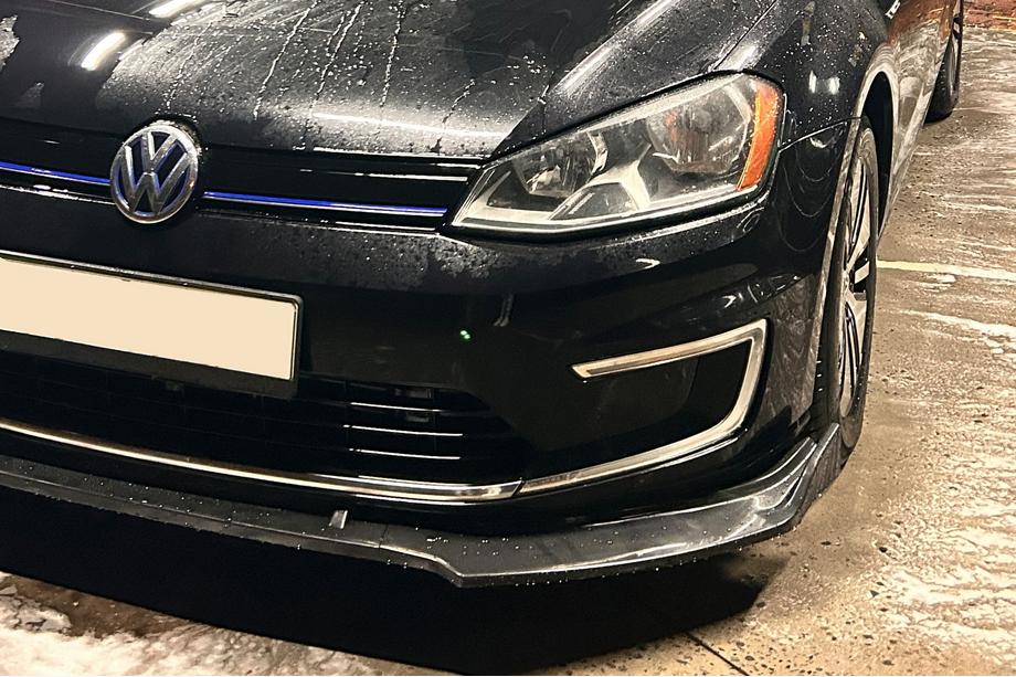 Volkswagen Golf 7/E-Golf 2012-2020 гг. Передний бампер Лип спойлер (для заводского бампера, 2017-2020, ABS пластик) Image