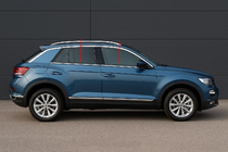 Volkswagen T-Roc 2017-2025 гг. Окантовка окон нержавейка (4 шт) фото 1