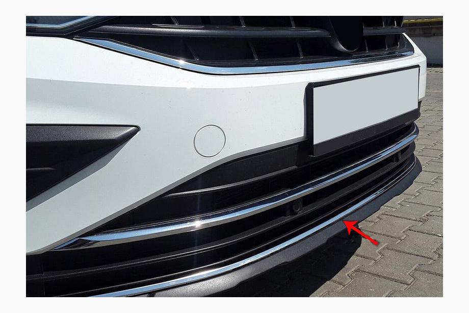 Накладка на Передний Бампер Нержавеющая Сталь 2020+ Image