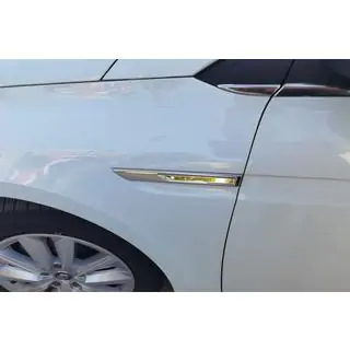 Накладки на указатели поворота 2021+ (2 шт, нержавейка) Renault Megane IV 2016-2025 гг. фото 1
