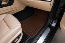 BMW 7 серия F01/F02 2008-2015 гг. Коврики EVA (для F02, Коричневые) фото 2